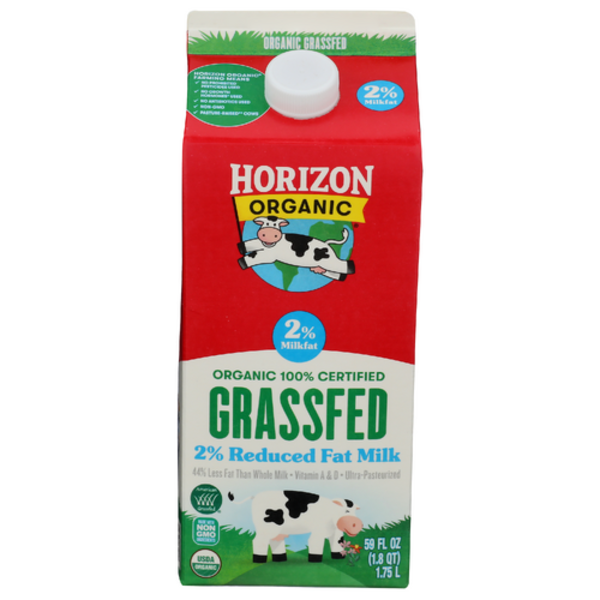 Horizon Organic Grassfed 2% Reduced Fat Milk