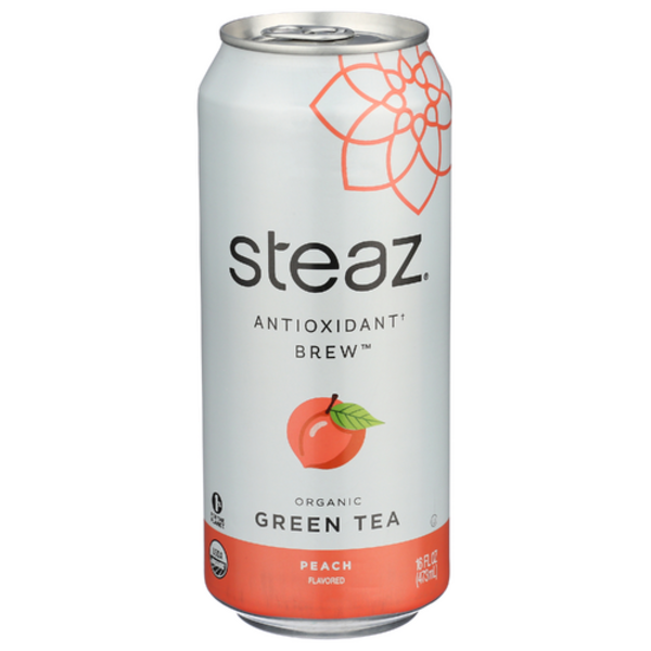 Steaz Green With Peach Iced Teaz